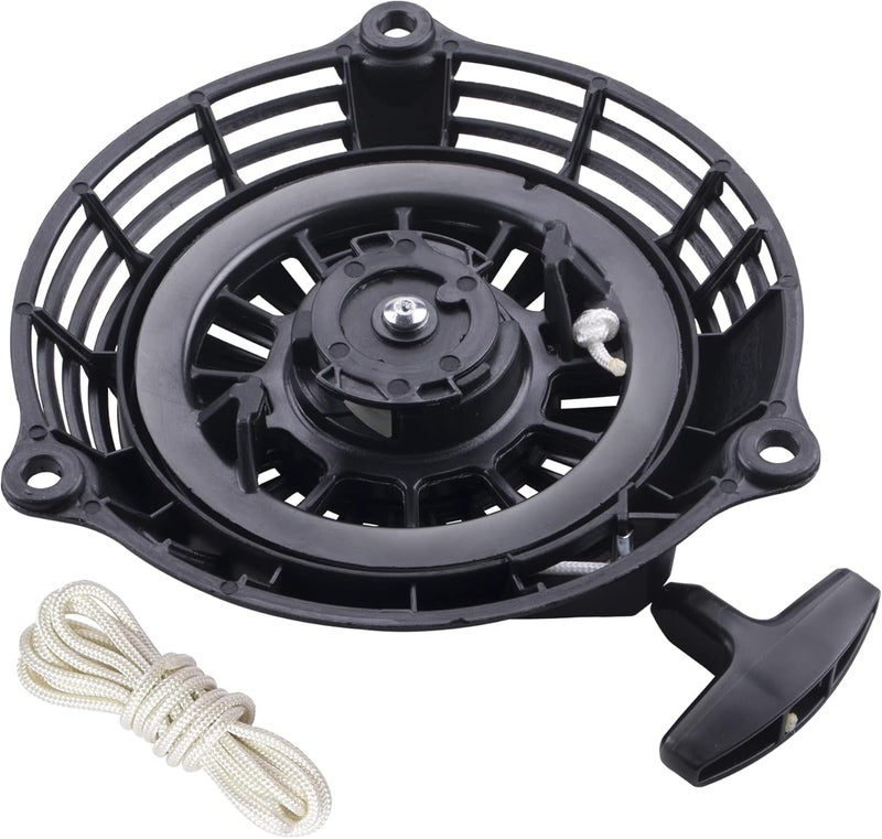 Azushwer Lawn Mower Recoil Starter Pull Start Compatible with Honda GC 130/160 GCV 130/160 4hp 5hp 6hp 6.5hp EN2000 Hru19 GC135 GC160 Parts Generator Engine Motor Replace 28400-Zl8-023ZA Black - Image 1
